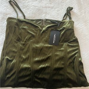 pretty little thing corset top